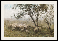 Een Kudde Schapen By William Charles Estall-4