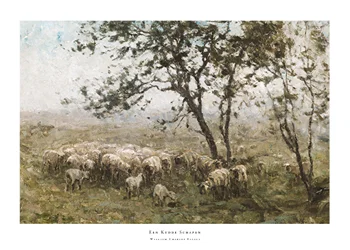 Poster Een Kudde Schapen By William Charles Estall