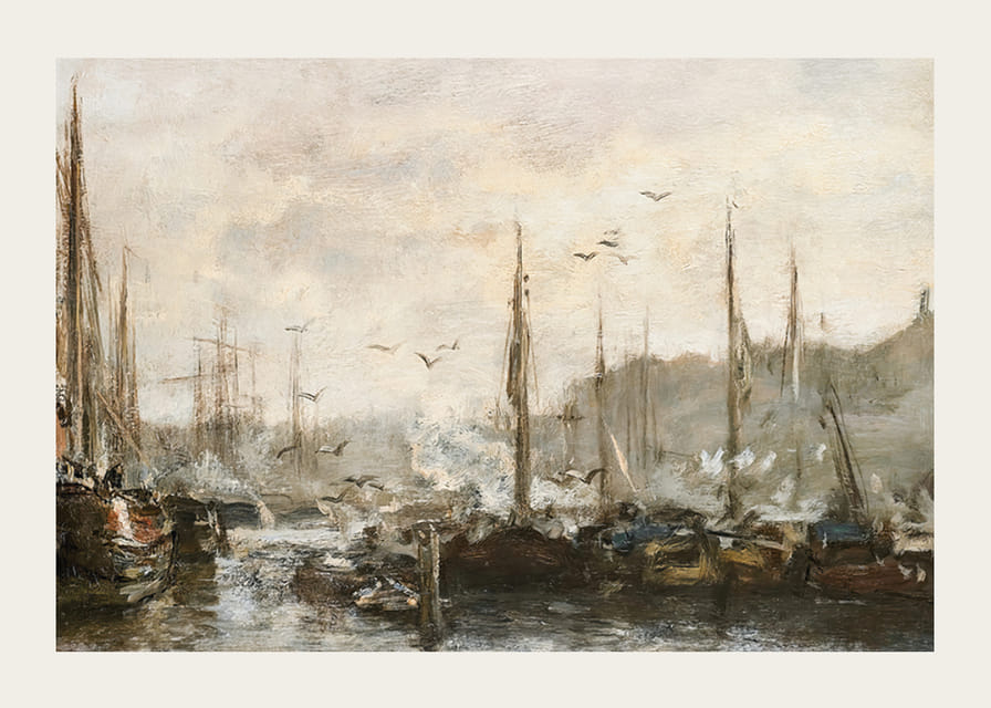Harbour View By Jacob Maris-12