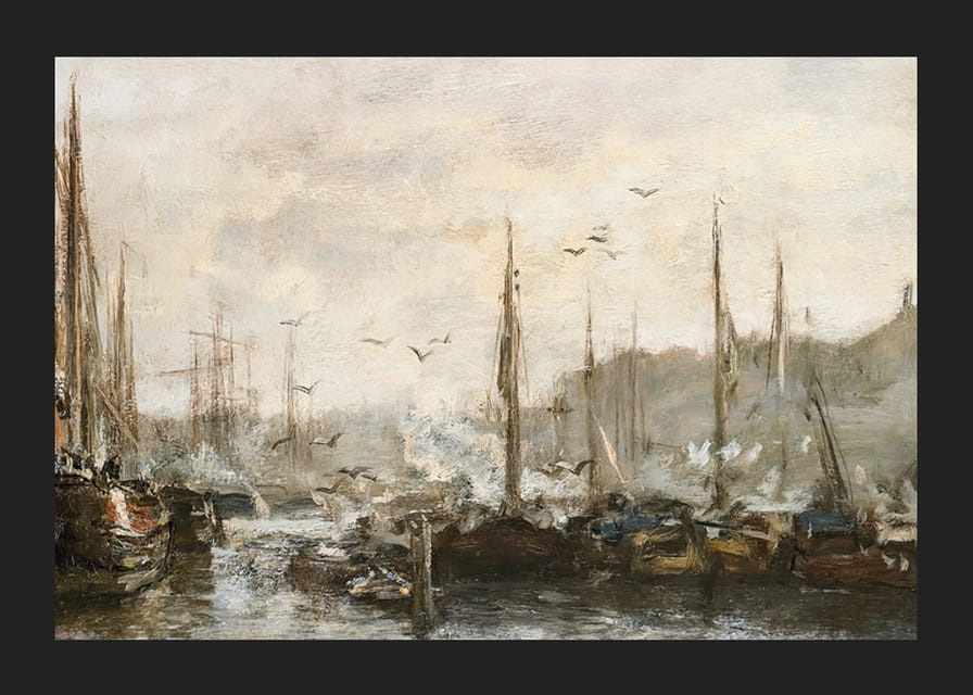 Harbour View By Jacob Maris-12