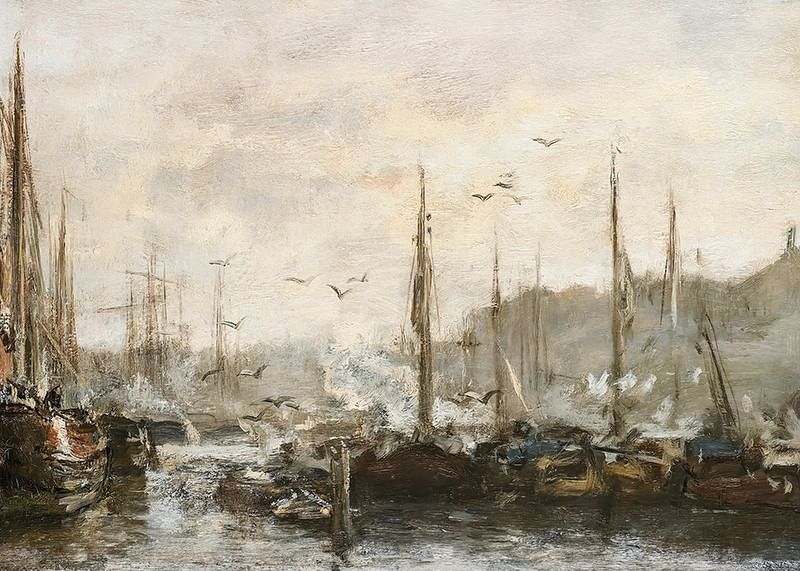 Harbour View By Jacob Maris-12