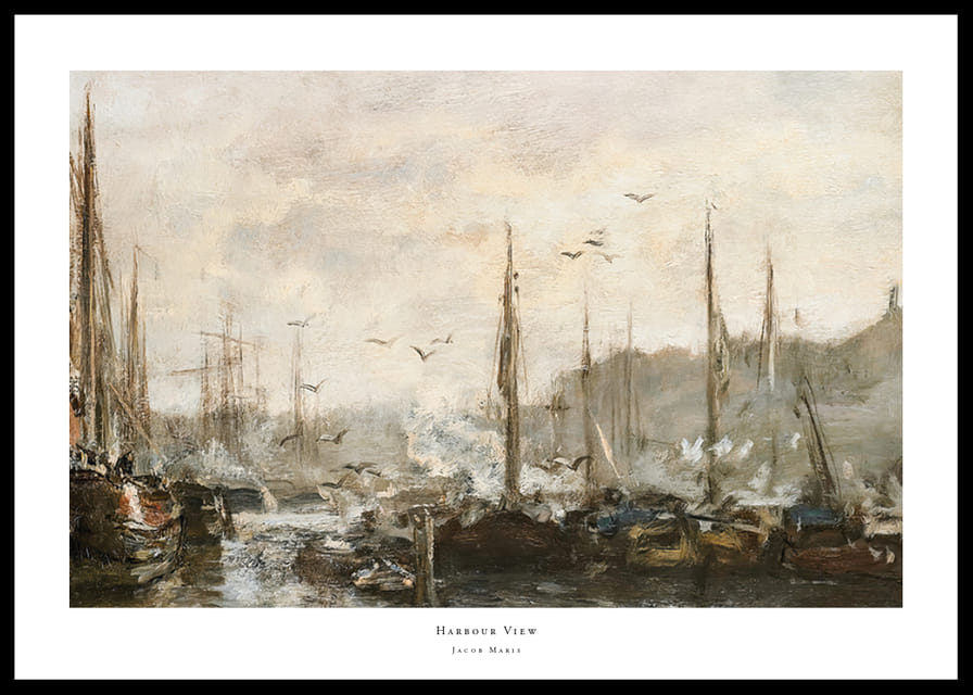 Harbour View By Jacob Maris-12