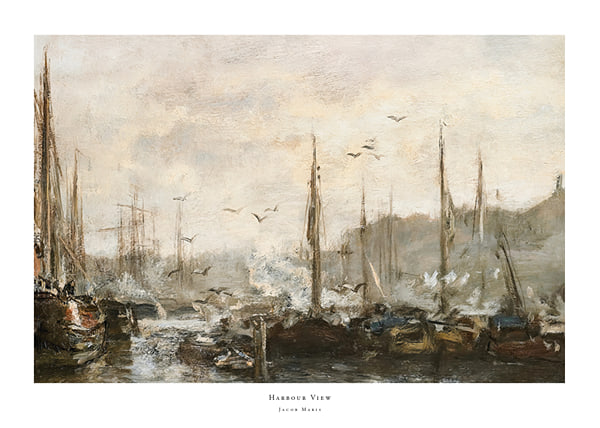 Plakāts Harbour View By Jacob Maris