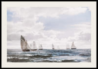 Sejlskibe I Sundet Syd For Kronborg By Carl Frederik Sørensen-4