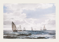 Sejlskibe I Sundet Syd For Kronborg By Carl Frederik Sørensen-5