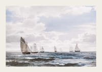 Sejlskibe I Sundet Syd For Kronborg By Carl Frederik Sørensen-5