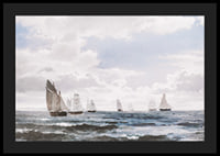 Sejlskibe I Sundet Syd For Kronborg By Carl Frederik Sørensen-6
