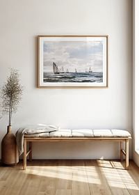 Sejlskibe I Sundet Syd For Kronborg By Carl Frederik Sørensen-4