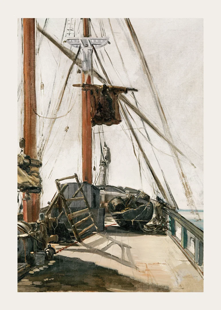 The Ship's Deck By Édouard Manet-12