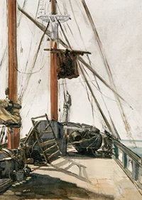The Ship's Deck By Édouard Manet-9