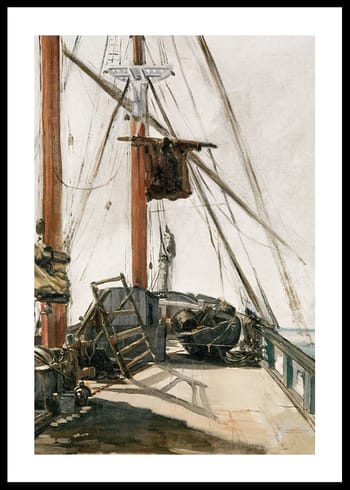Poster The Ship's Deck By Édouard Manet