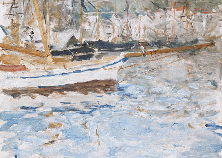 The Port Of Nice By Berthe Morisot-12