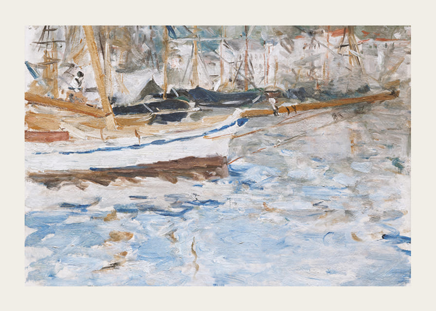 The Port Of Nice By Berthe Morisot-12