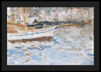 The Port Of Nice By Berthe Morisot-6