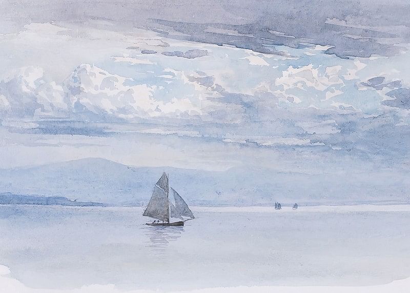 Criccieth N Wales By George Elbert Burr-12