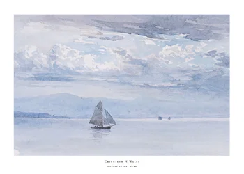 Poster Criccieth N Wales By George Elbert Burr