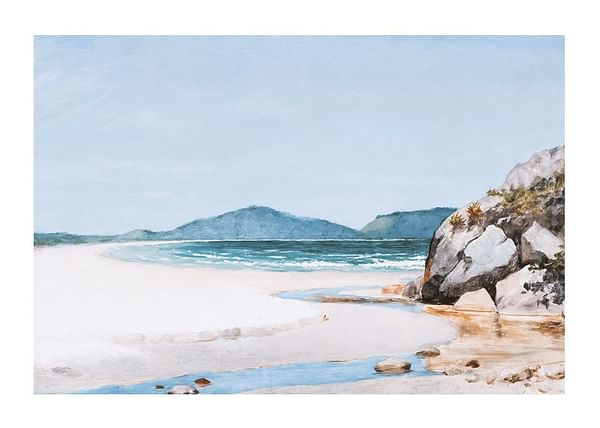 Plagát Seascape Guarujá By José Ferraz de Almeida Júnior