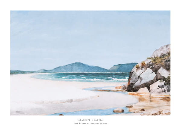 Plakatas Seascape Guarujá By José Ferraz de Almeida Júnior