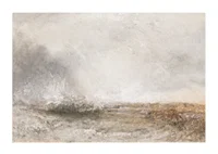 Stormy Sea Breaking On A Shore By Joseph Mallord William Turner-3