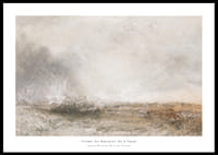 Stormy Sea Breaking On A Shore By Joseph Mallord William Turner-0
