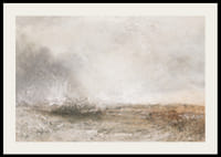 Stormy Sea Breaking On A Shore By Joseph Mallord William Turner-4
