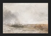 Stormy Sea Breaking On A Shore By Joseph Mallord William Turner-7