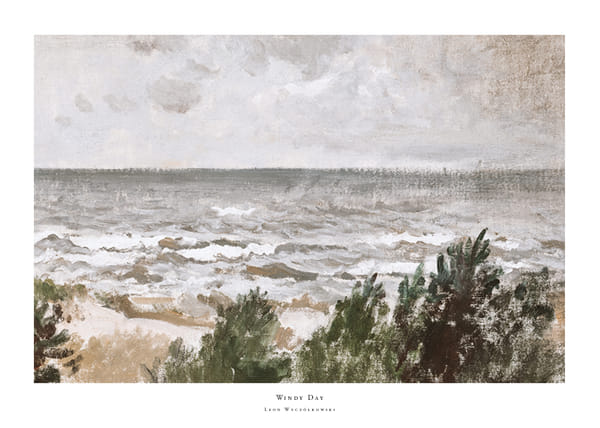 Plakatas Windy Day By Leon Wyczółkowski