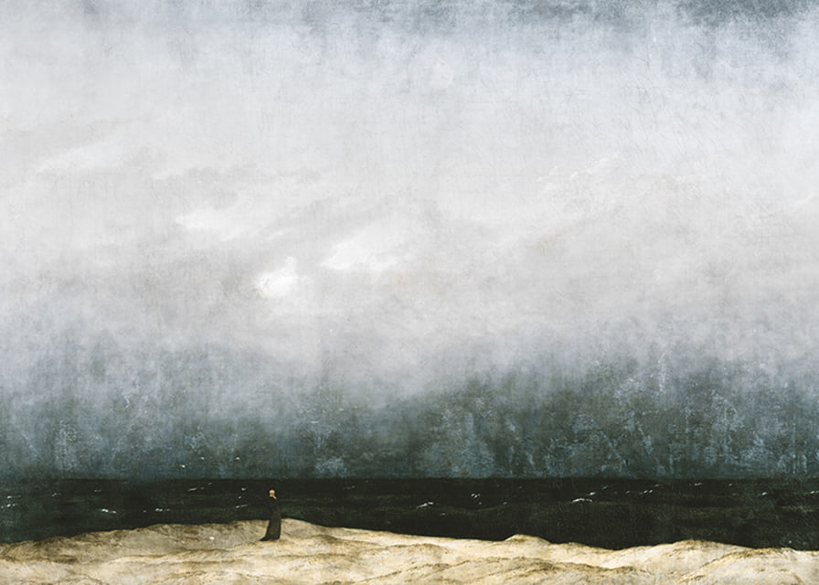 Der Mönch Am Meer By Caspar David Friedrich-12