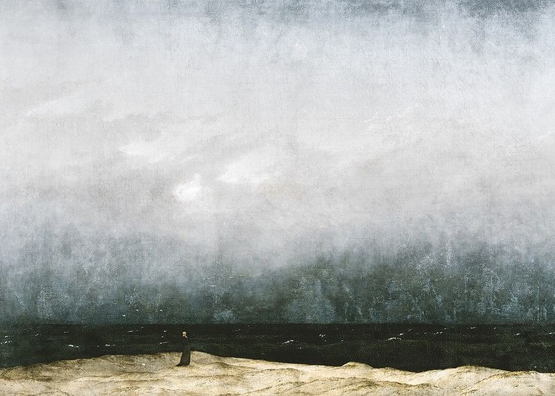 Der Mönch Am Meer By Caspar David Friedrich-12