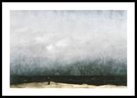 Der Mönch Am Meer By Caspar David Friedrich-0