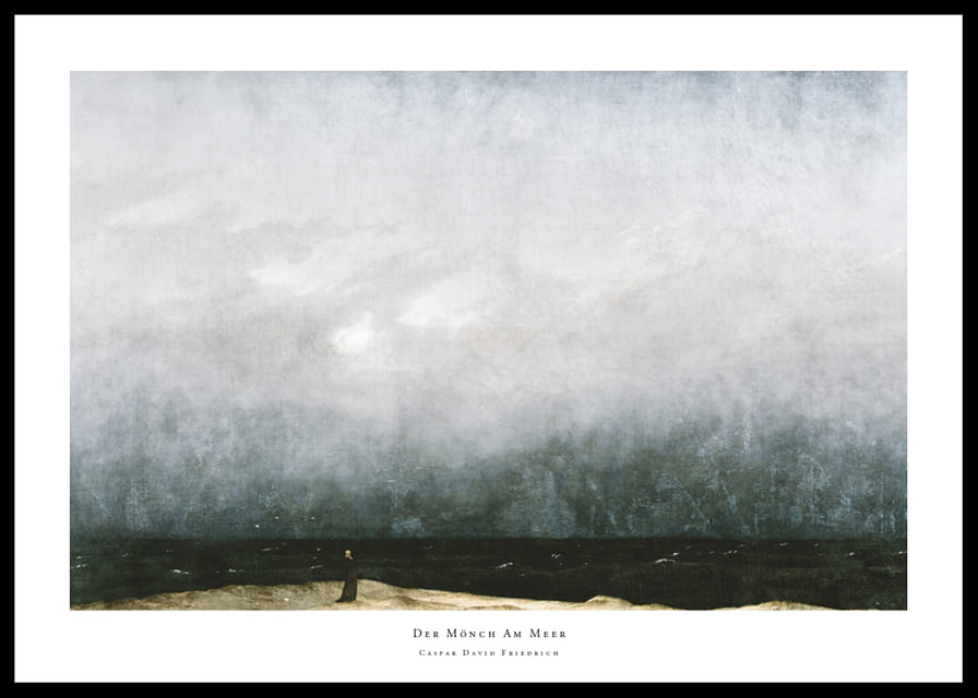 Der Mönch Am Meer By Caspar David Friedrich-12