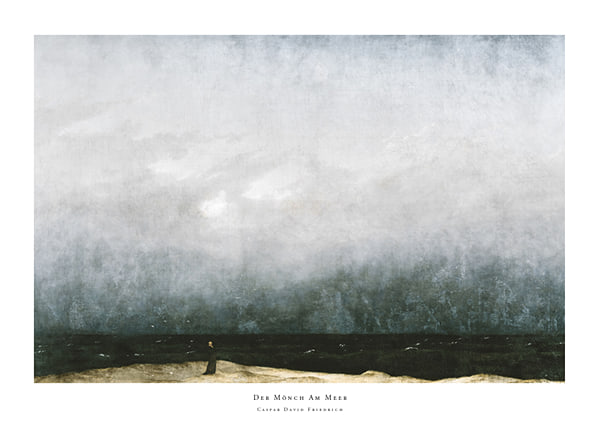 Plakāts Der Mönch Am Meer By Caspar David Friedrich