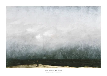 Poster Der Mönch Am Meer By Caspar David Friedrich