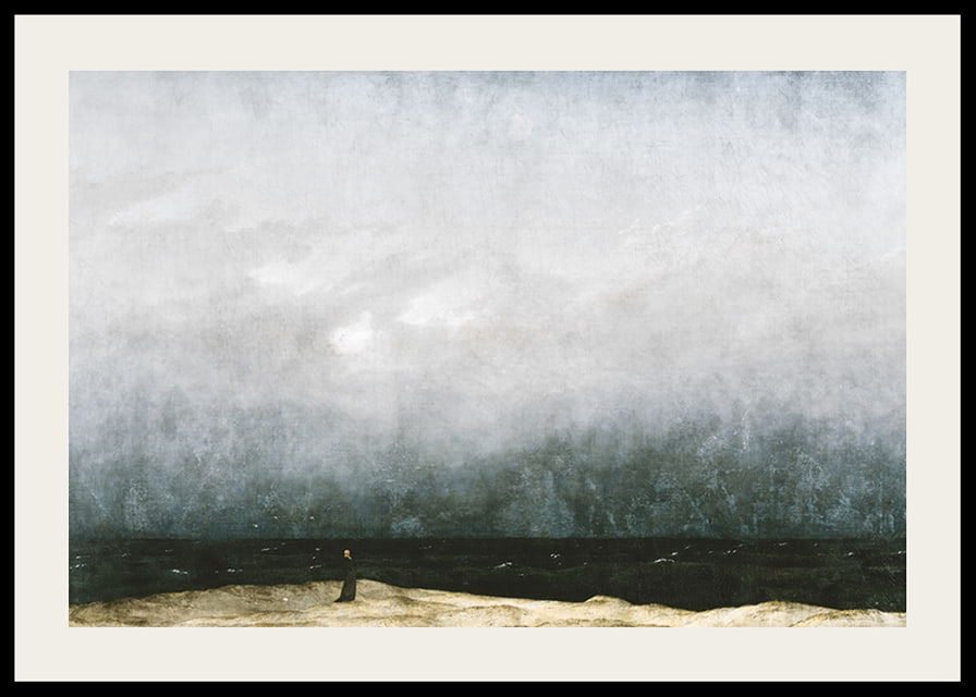 Der Mönch Am Meer By Caspar David Friedrich-12