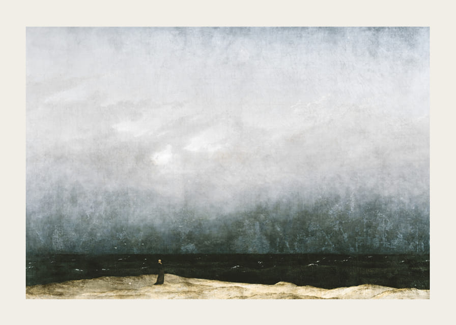 Der Mönch Am Meer By Caspar David Friedrich-12