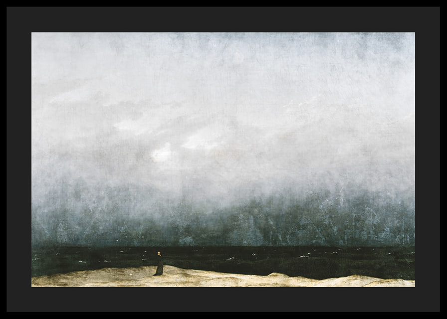 Der Mönch Am Meer By Caspar David Friedrich-12