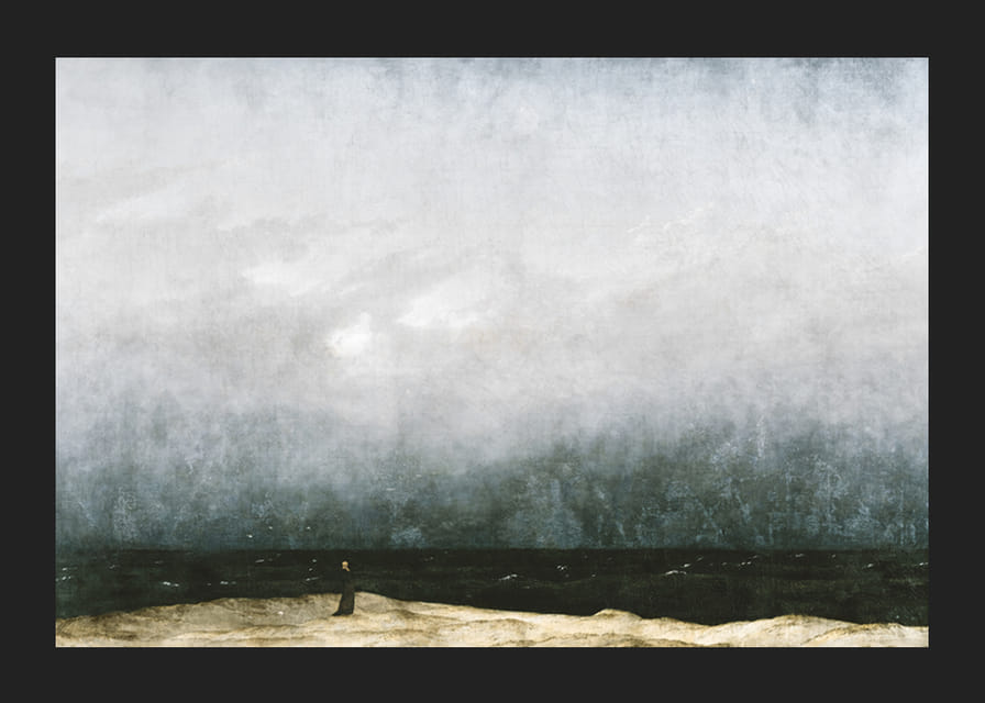 Der Mönch Am Meer By Caspar David Friedrich-12