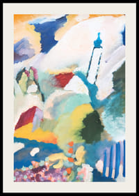 Murnaus Mit Kirche By Wassily Kandinsky-4