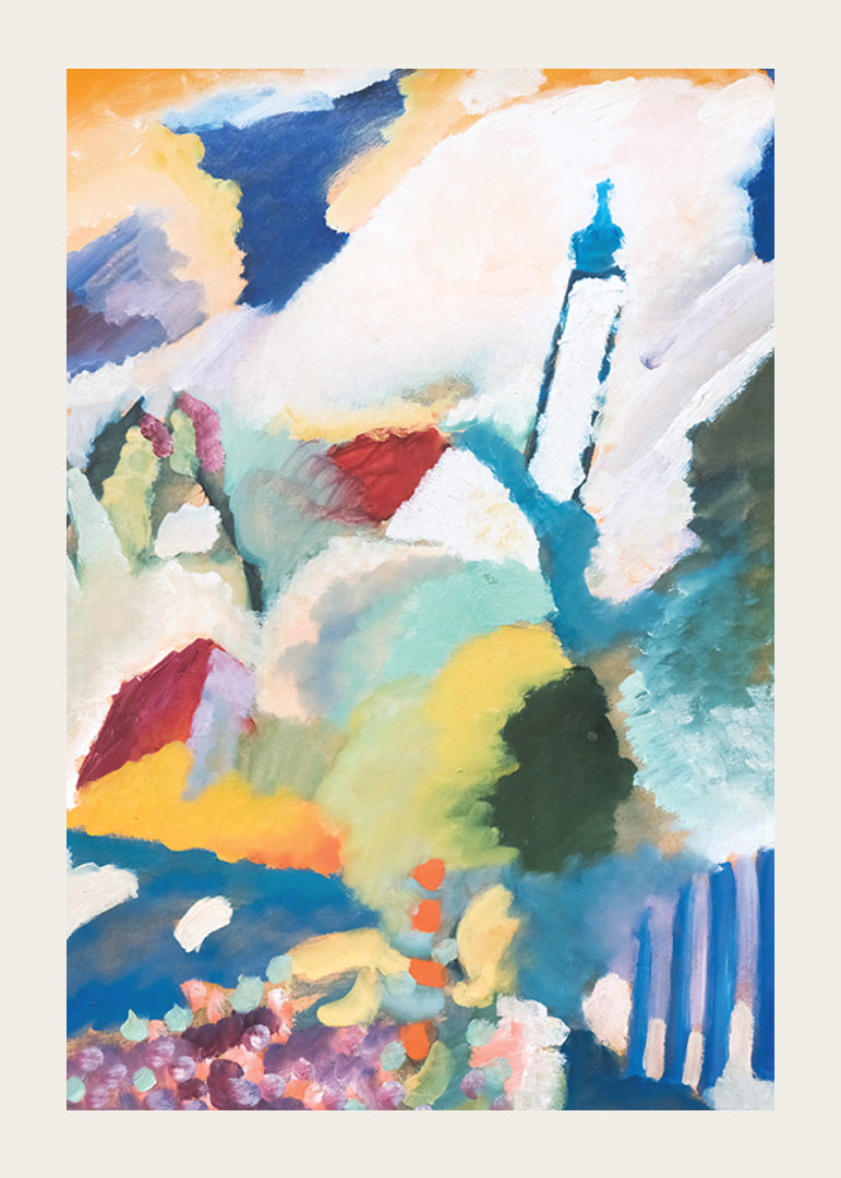 Murnaus Mit Kirche By Wassily Kandinsky-12