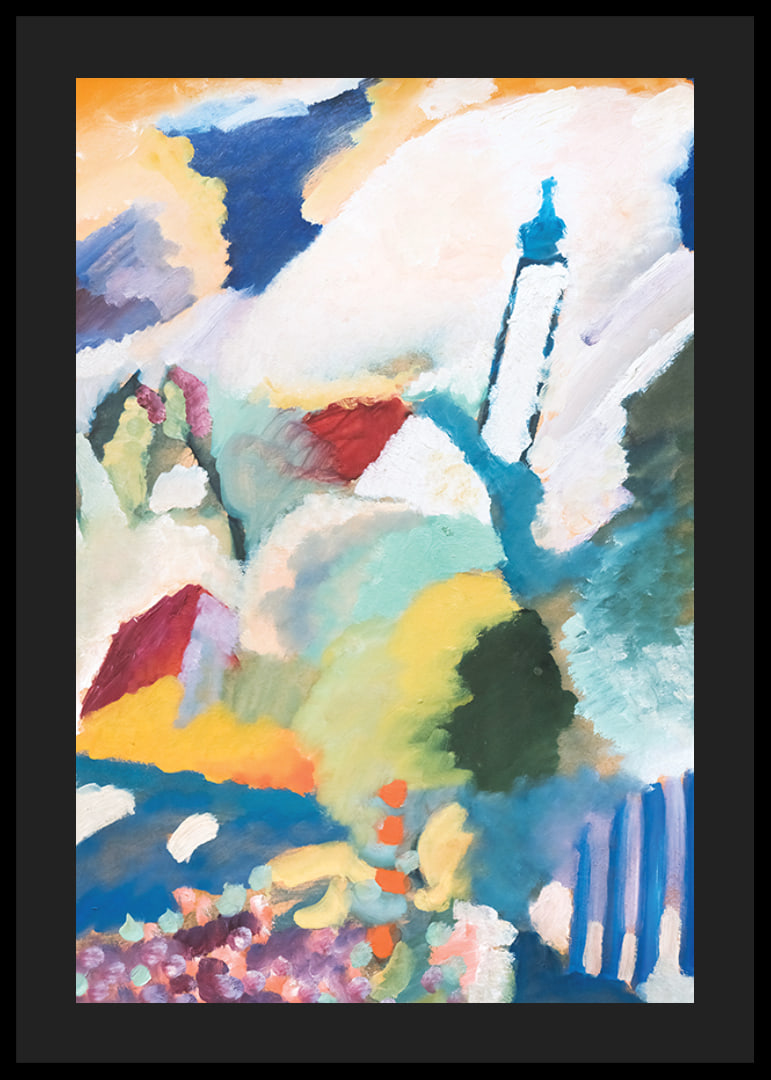 Murnaus Mit Kirche By Wassily Kandinsky-12