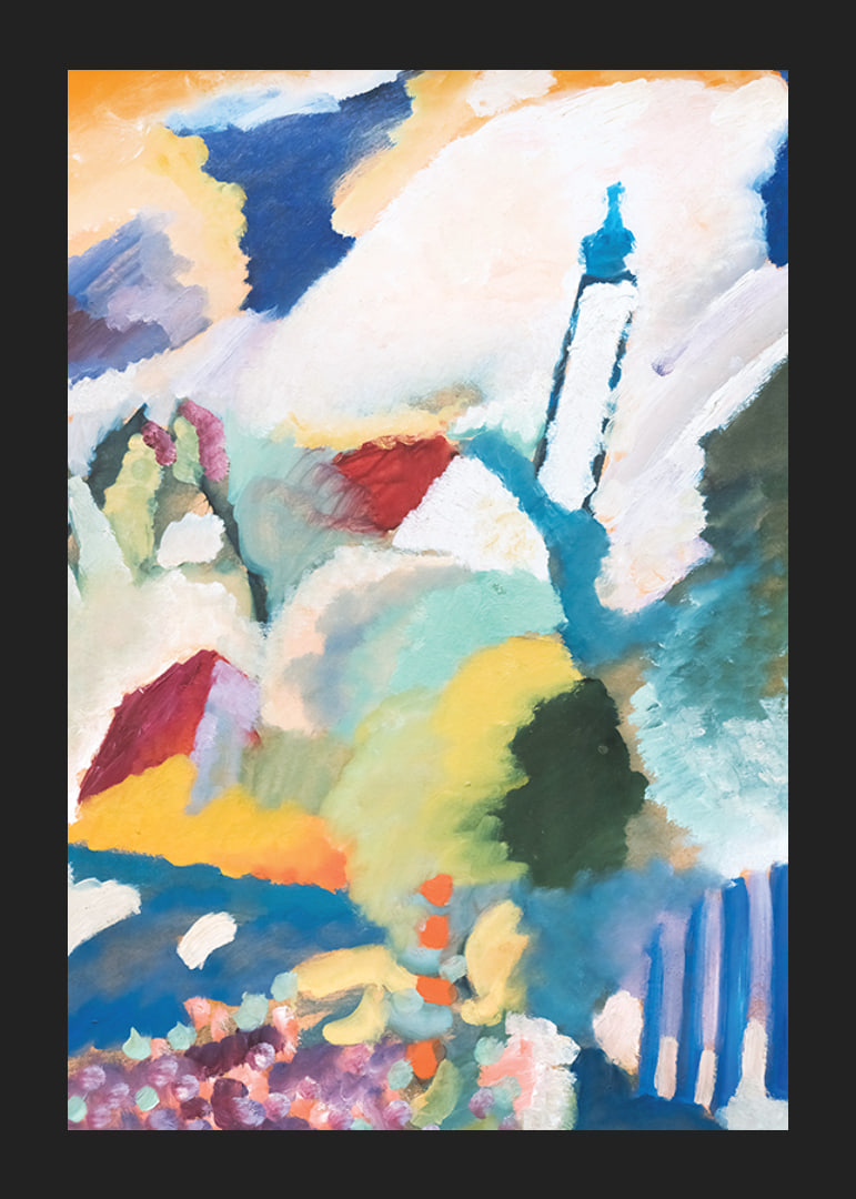 Murnaus Mit Kirche By Wassily Kandinsky-12