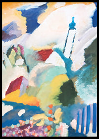 Murnaus Mit Kirche By Wassily Kandinsky-8