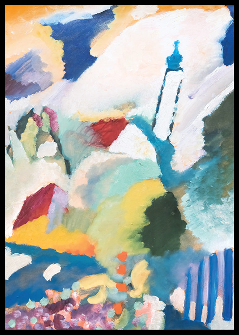 Murnaus Mit Kirche By Wassily Kandinsky-12