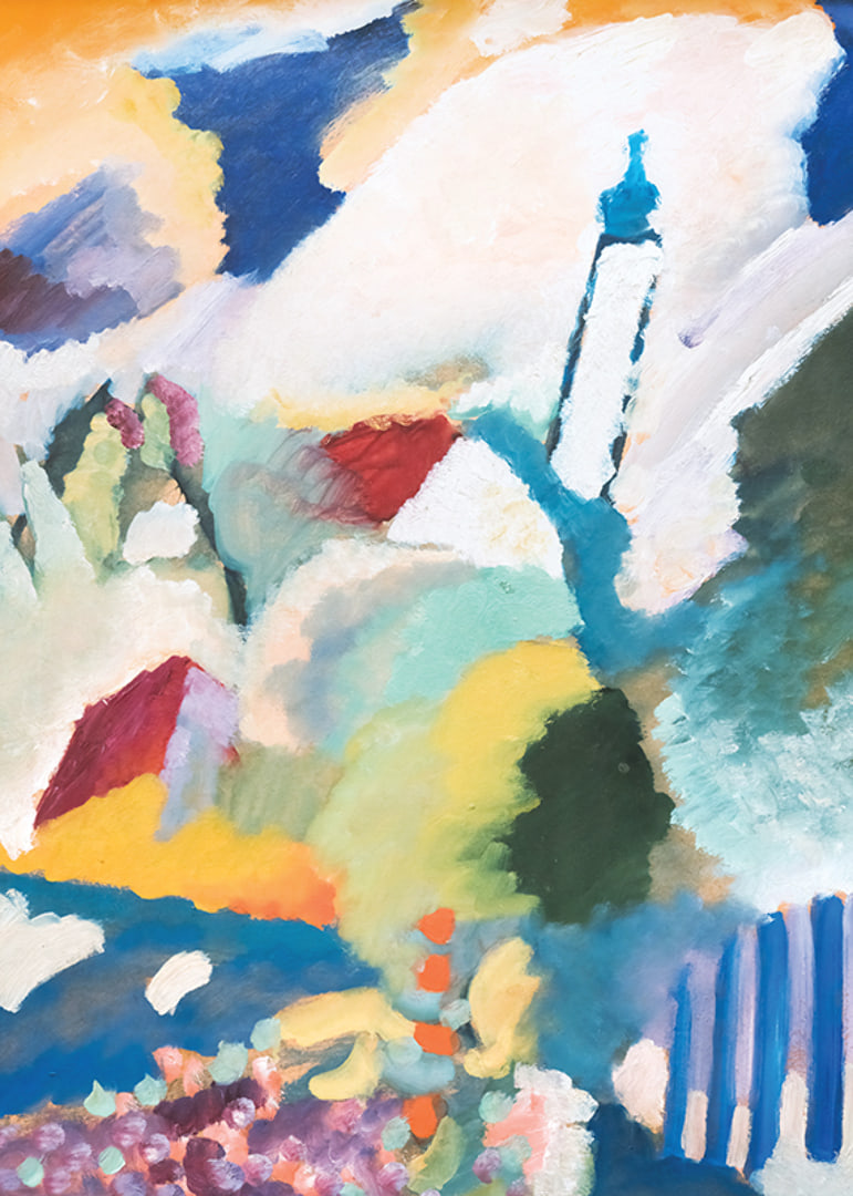 Murnaus Mit Kirche By Wassily Kandinsky-12