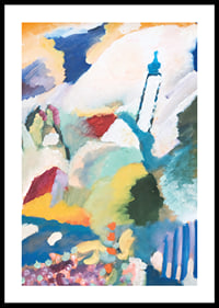 Murnaus Mit Kirche By Wassily Kandinsky-2