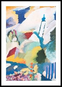 Murnaus Mit Kirche By Wassily Kandinsky-0