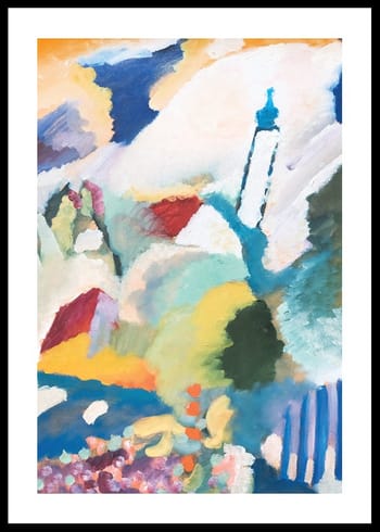 Poster Murnaus Mit Kirche By Wassily Kandinsky