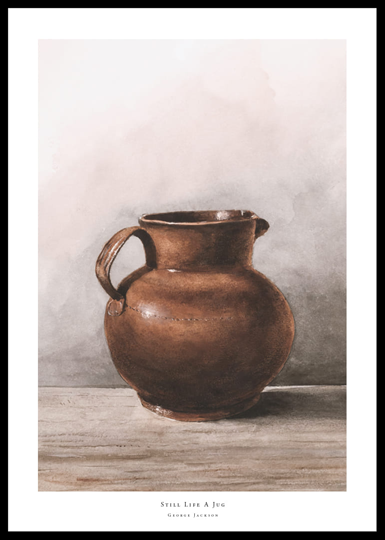 Still Life A Jug By George Jackson-12