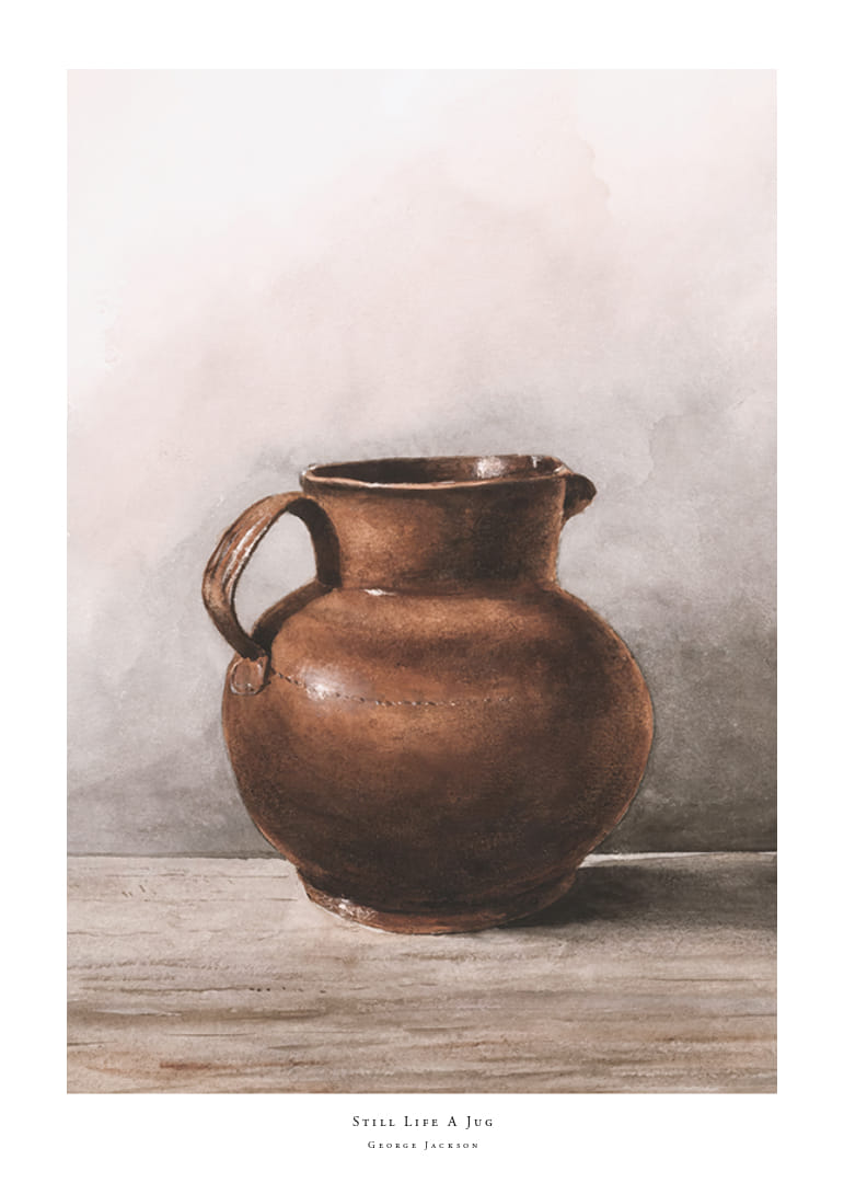 Still Life A Jug By George Jackson-12