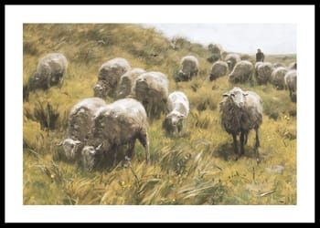 Poster Op De Duinen By Anton Mauve